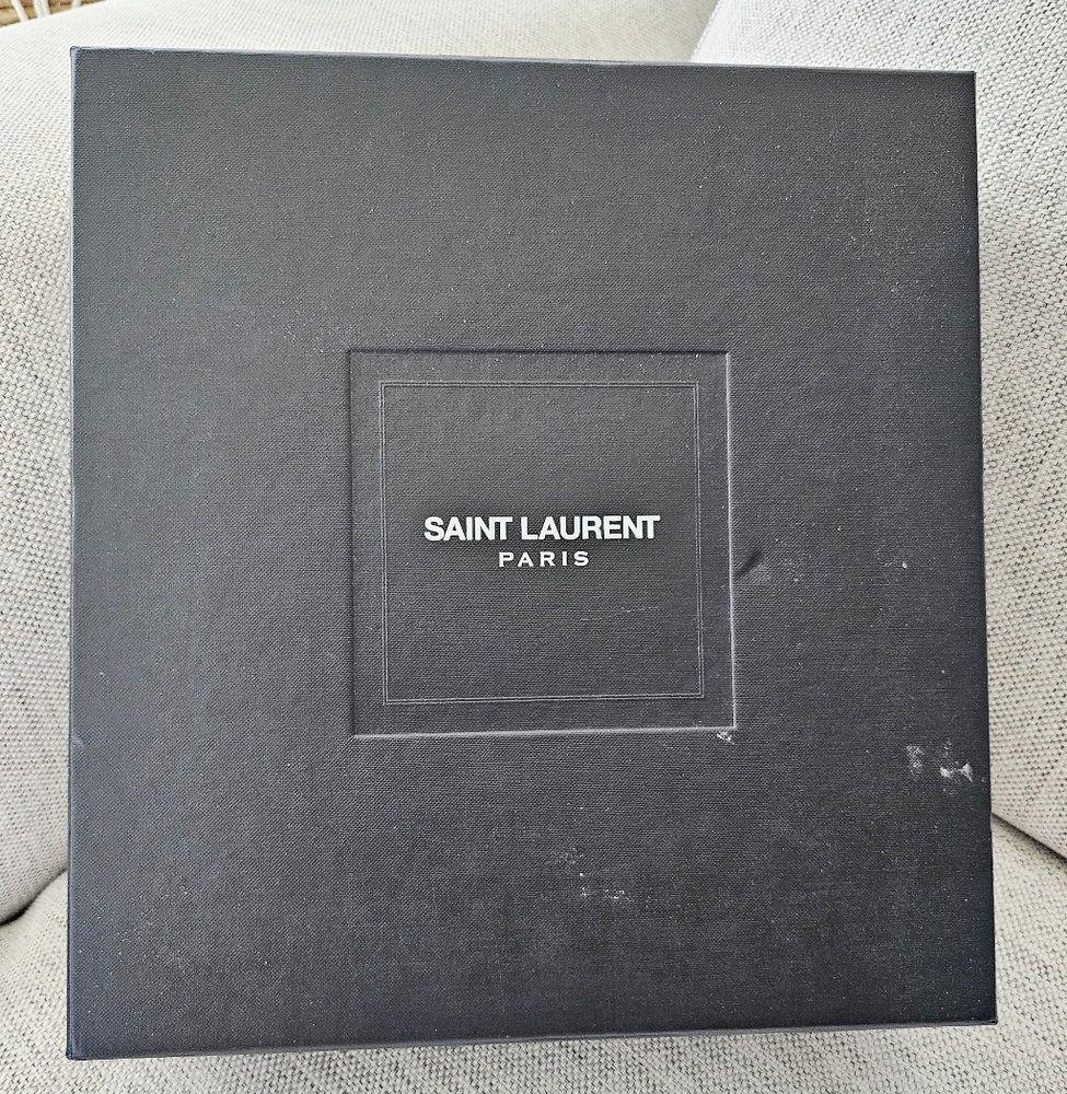 Saint Laurent Large Black Shoe Box